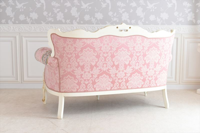 2Pソファ ローザ アンティーク調 猫脚 ROCOCOアントワネット