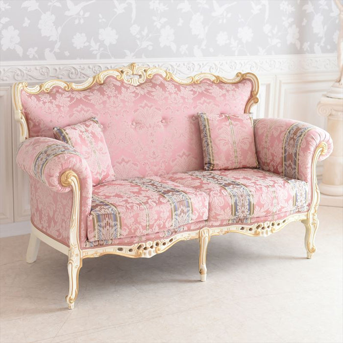 2Pソファ ローザ アンティーク調 猫脚 ROCOCOアントワネット