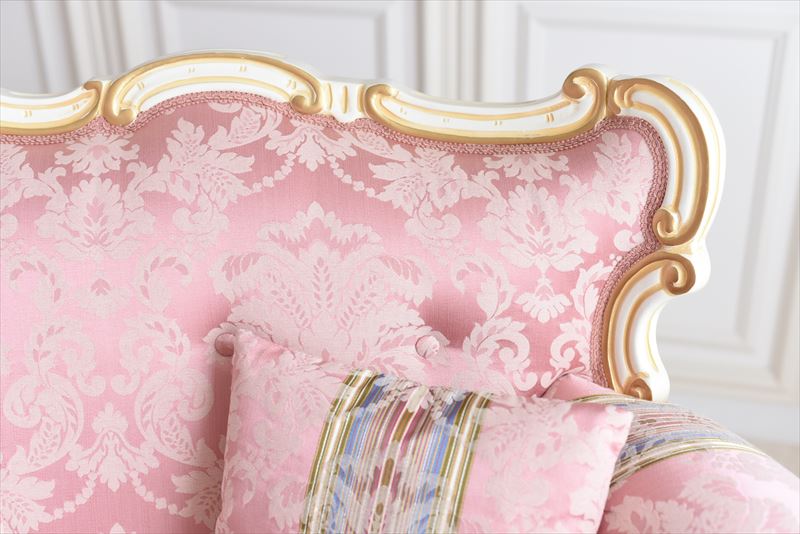 3Pソファローザグランデ アンティーク調 猫脚 ROCOCOアントワネット