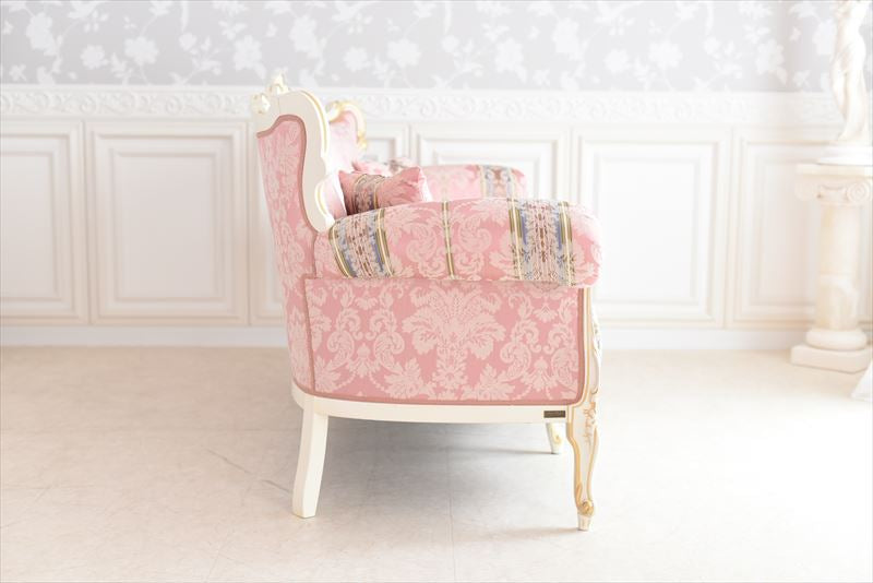 3Pソファローザグランデ アンティーク調 猫脚 ROCOCOアントワネット