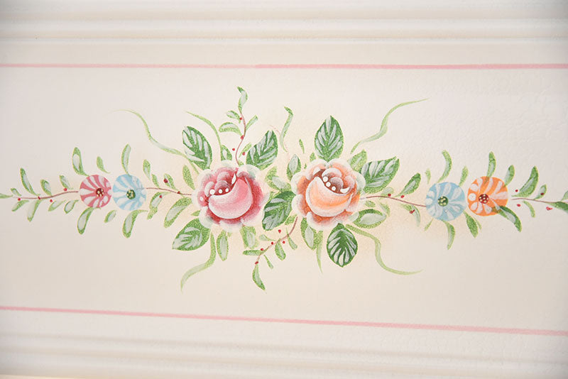 宮廷のシングルベッド PINK LINE アンティーク調 ROCOCOアントワネット