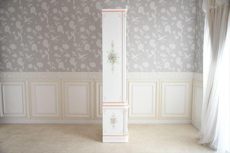 ブックケース キャビネット アンティーク調 ROCOCOアントワネット