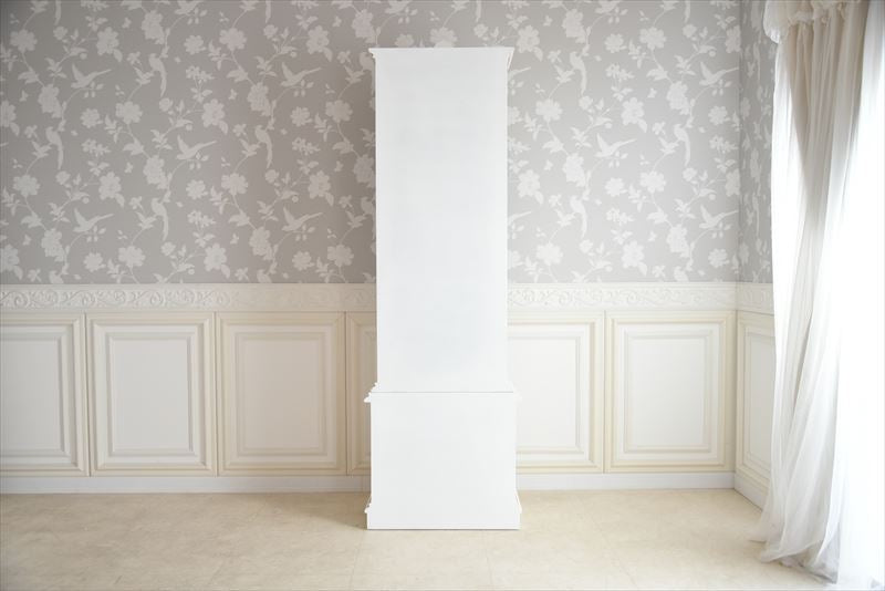 ブックケース キャビネット アンティーク調 ROCOCOアントワネット