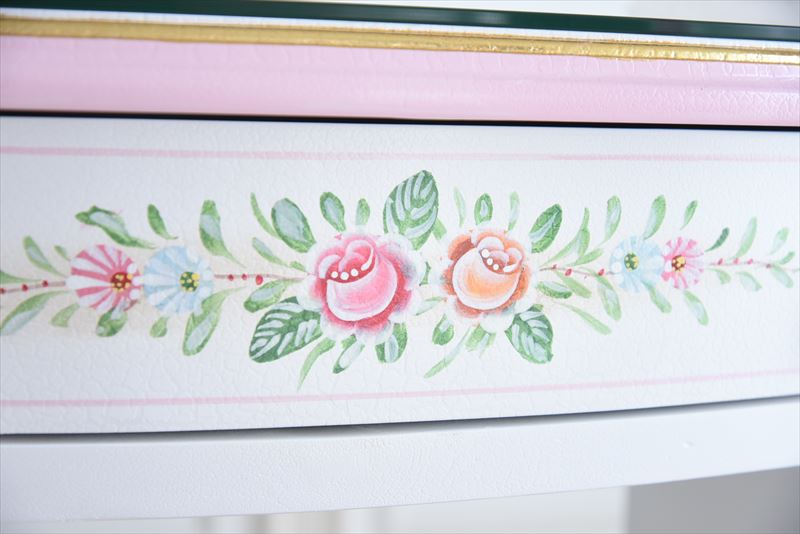 ラグジュアリー プリンセス宮殿のドレッサー スツール付き アンティーク調 ROCOCOアントワネット