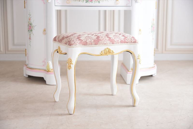 ラグジュアリー プリンセス宮殿のドレッサー スツール付き アンティーク調 ROCOCOアントワネット