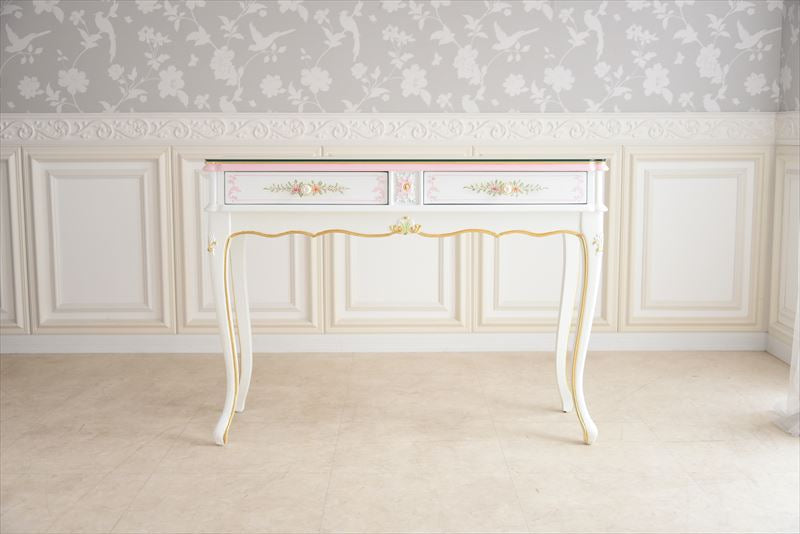 ラグジュアリー プリンセスデスク アンティーク調 ROCOCOアントワネット