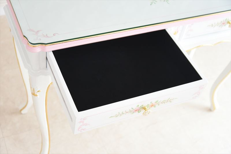 ラグジュアリー プリンセスデスク アンティーク調 ROCOCOアントワネット