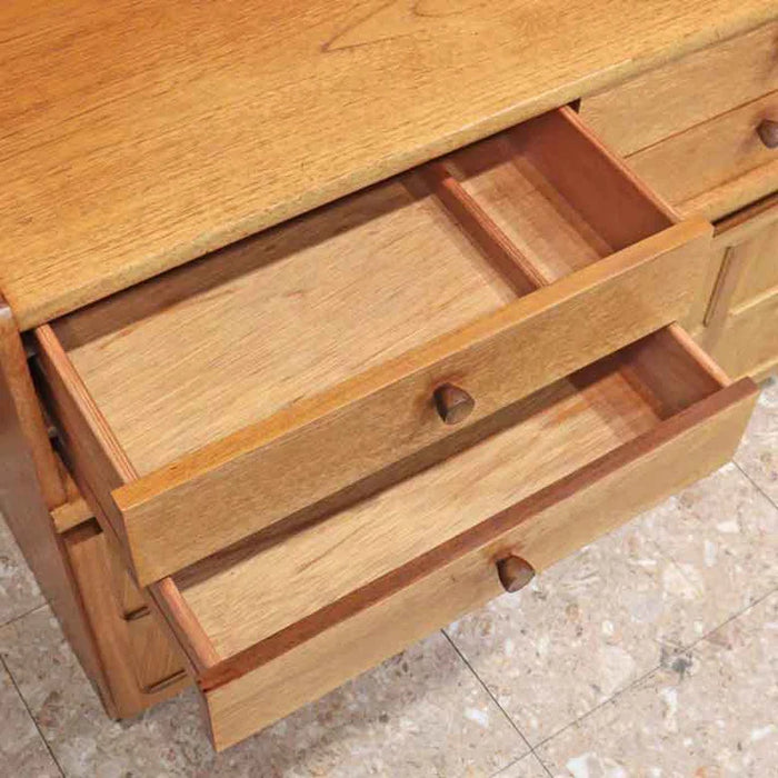 ユニットキャビネット ネイサン イギリス チーク 完成品 NATHAN オープンシェルフ