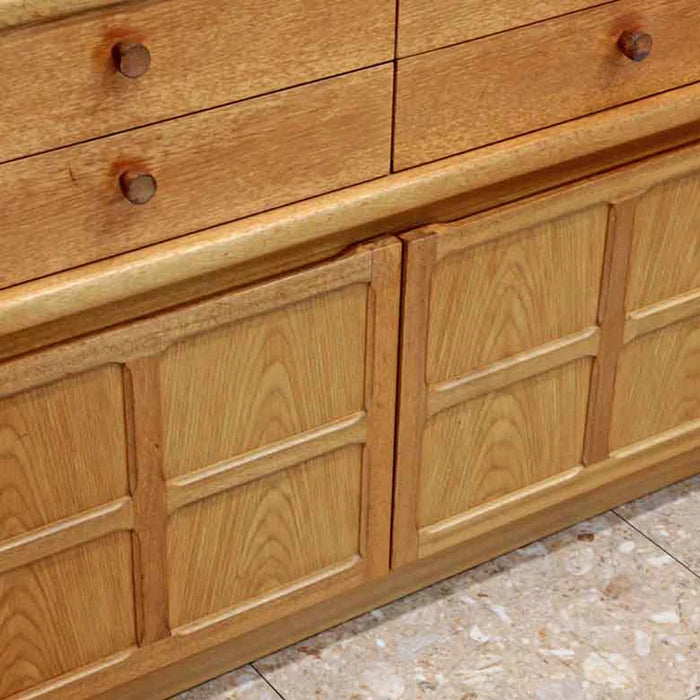 ユニットキャビネット ネイサン イギリス チーク 完成品 NATHAN オープンシェルフ