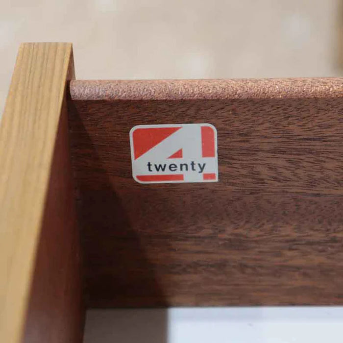 イギリス ヴィンテージ チーク材 ライティングビューロー付き キャビネット サイドボード