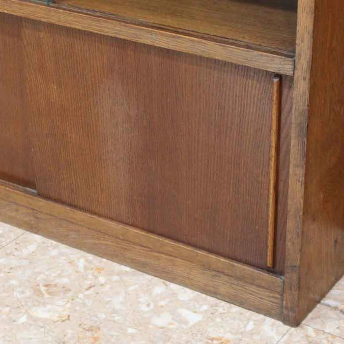 ヴィンテージ イギリス製 ライティングビューロー / ガラスブックシェルフ