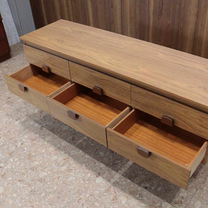 デンマーク製 ヴィンテージ サイドボード 6杯チェスト  北欧家具