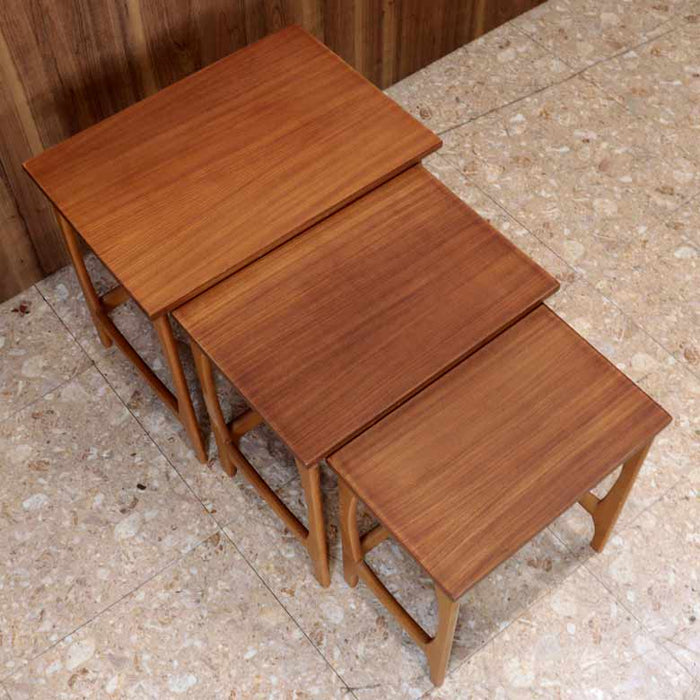 ネストテーブル 3Pセット チーク ヴィンテージ イギリス ミッドセンチュリー 北欧
