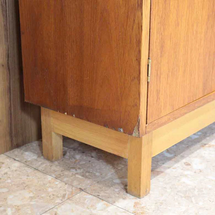 ブックシェルフ 多目的 サイドキャビネット イギリス ヴィンテージ チーク ミッドセンチュリースタイル