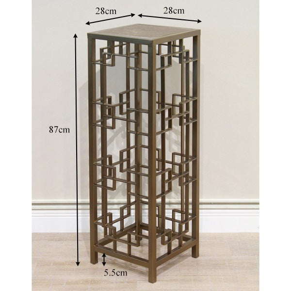 フラワースタンド ブロンズ H87cm ロートアイアン