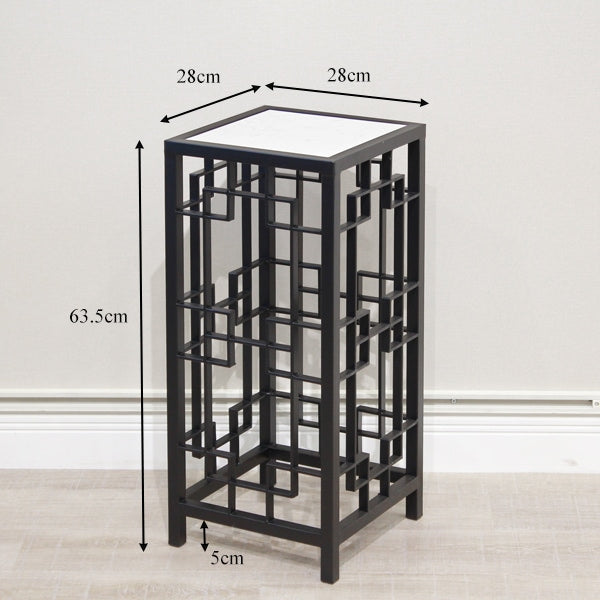 フラワースタンド ブラック H63.5cm ロートアイアン