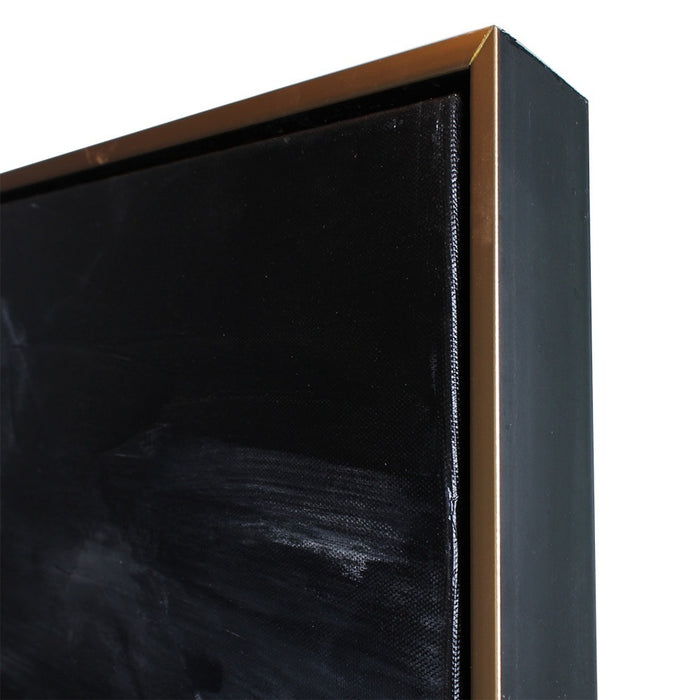 ゴールドとシルバーの雲海模様 モダンアートフレーム