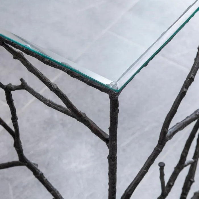 ブランチアイアンコンソールテーブル 幅122cm