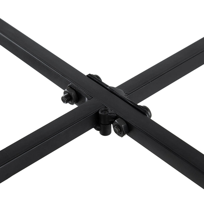 ミラー天板の3段コンソールテーブル