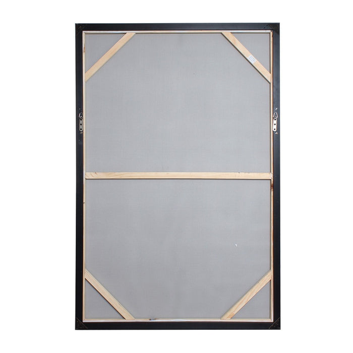 ゴールドとシルバーの雲海模様 モダンアートフレーム