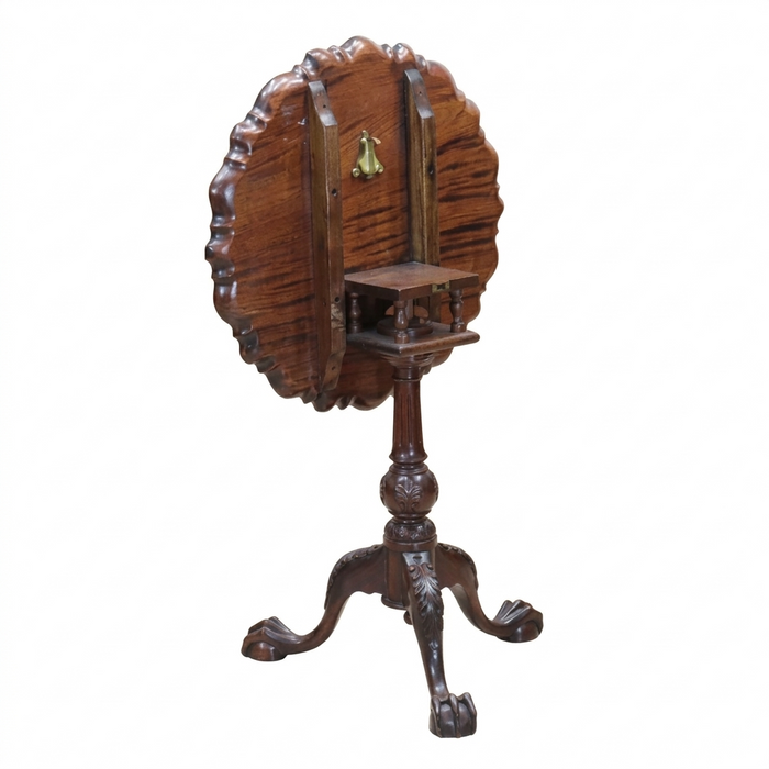 ティルトトップテーブル ヴィンテージ イギリス ラウンドテーブル オケージョナルテーブル