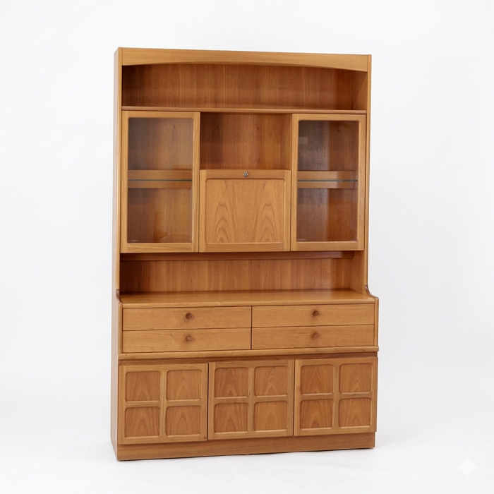 キャビネット ネイサン NATHAN カップボード イギリス チーク 完成品