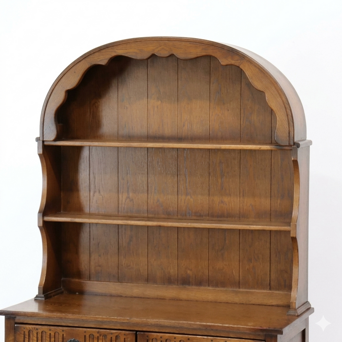 オールドチャーム Old Charm ウェルシュドレッサー カップボード ヴィンテージ  オーク材