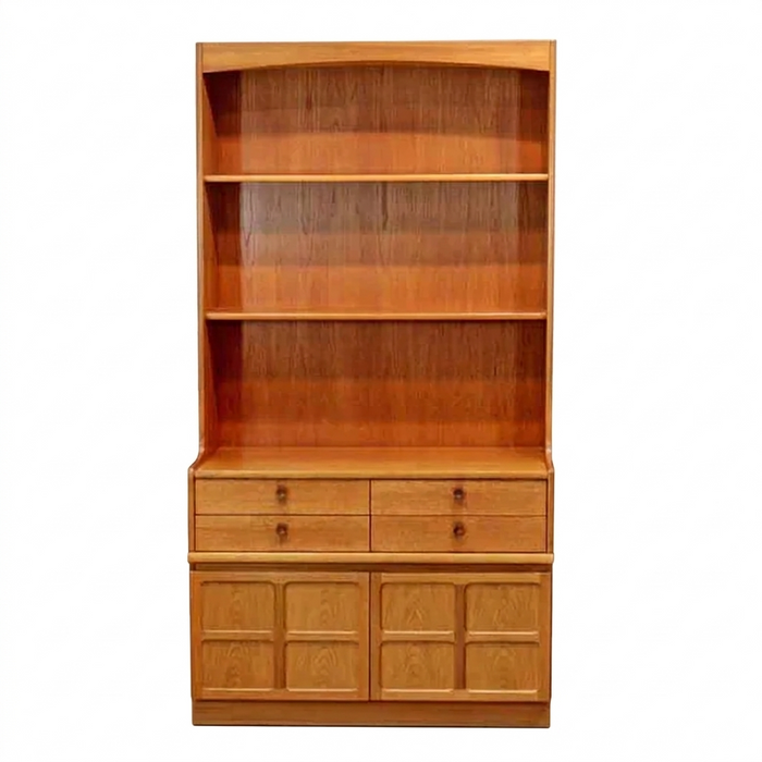 ユニットキャビネット ネイサン イギリス チーク 完成品 NATHAN オープンシェルフ