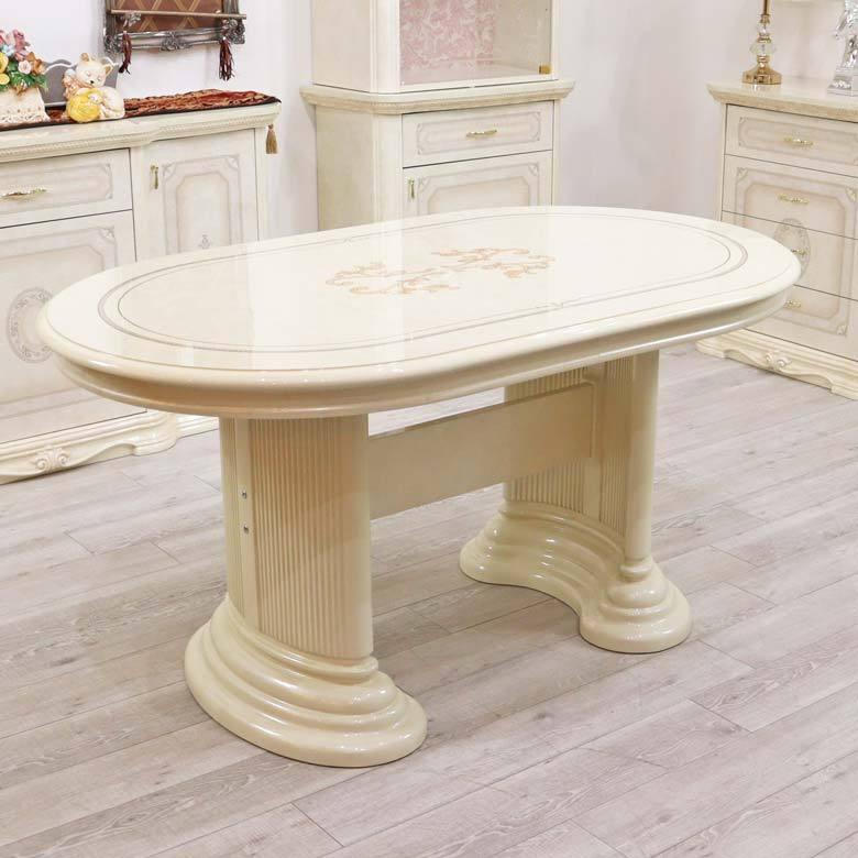 サルタレッリ フローレンス ダイニングテーブル 250cm アイボリー イタリア サルタレッリ フローレンス ダイニングテーブル 5点セット 175cm