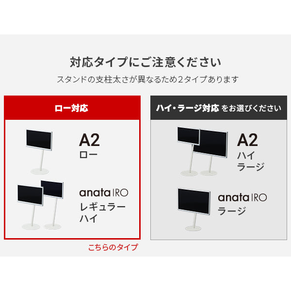 WALLインテリアテレビスタンド A2ロータイプ対応 サウンドバー棚板Mサイズ