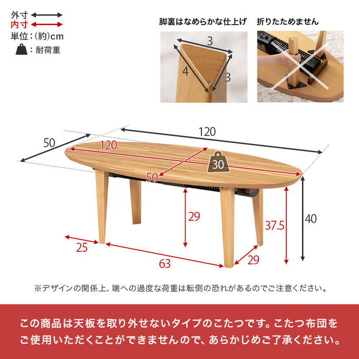 布団レスコタツ リヒト120