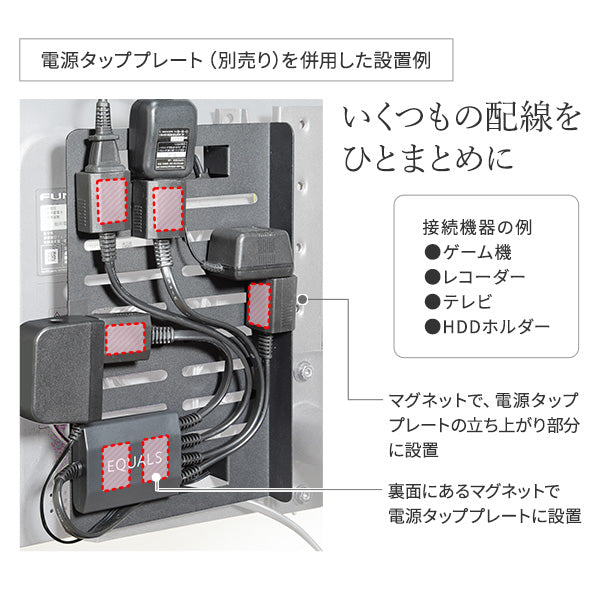 マグネット付きスマート電源タップ