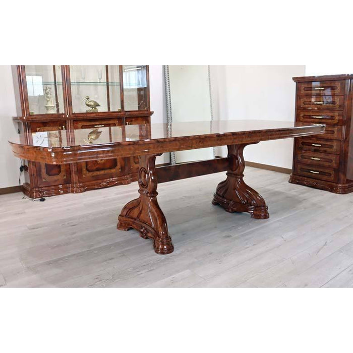サルタレッリ アマルフィ ダイニングテーブル 200cm 250cm 伸長式 ウォールナット