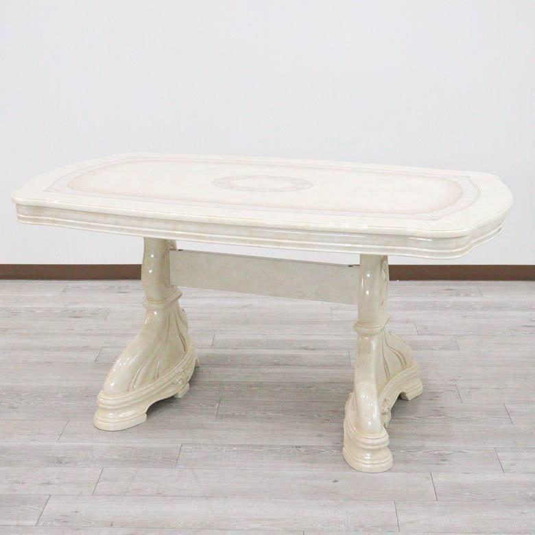 サルタレッリ アマルフィ ダイニングテーブル 145cm幅 アイボリー